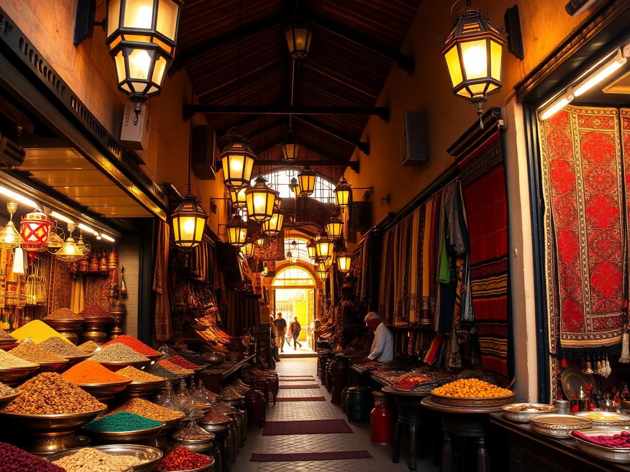 Farbenfrohe Souks der UNESCO-Medina von Tunis