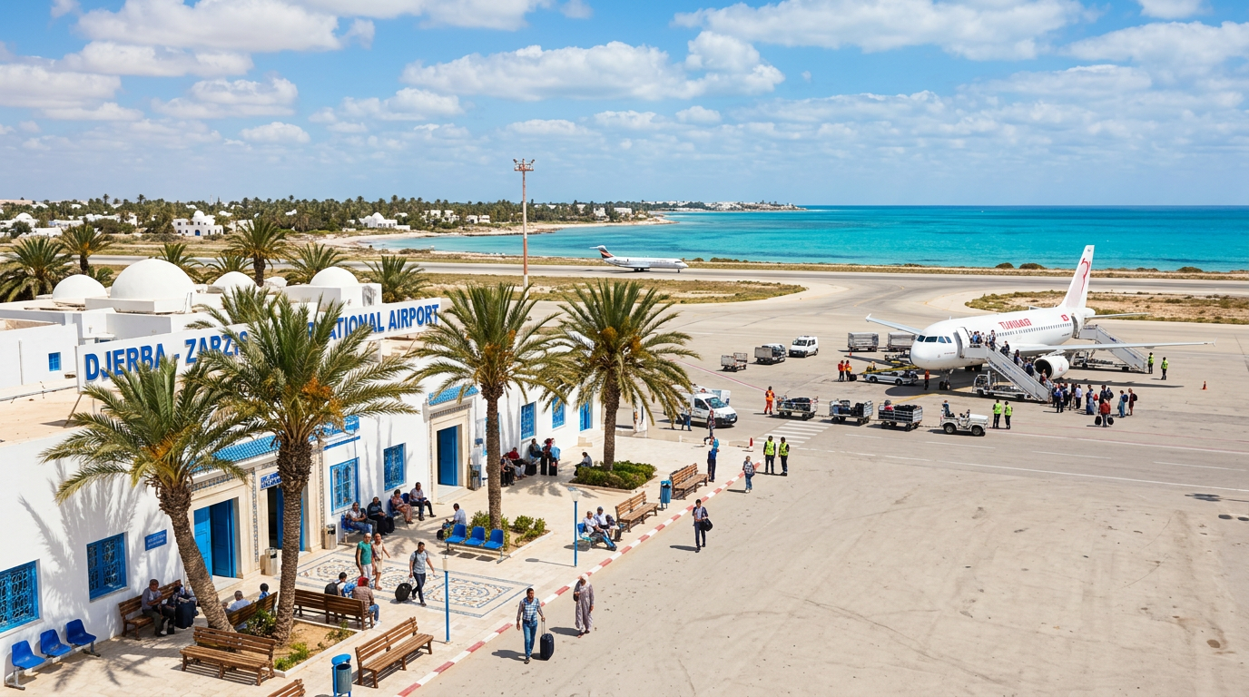 Aéroport international Djerba-Zarzis en Tunisie