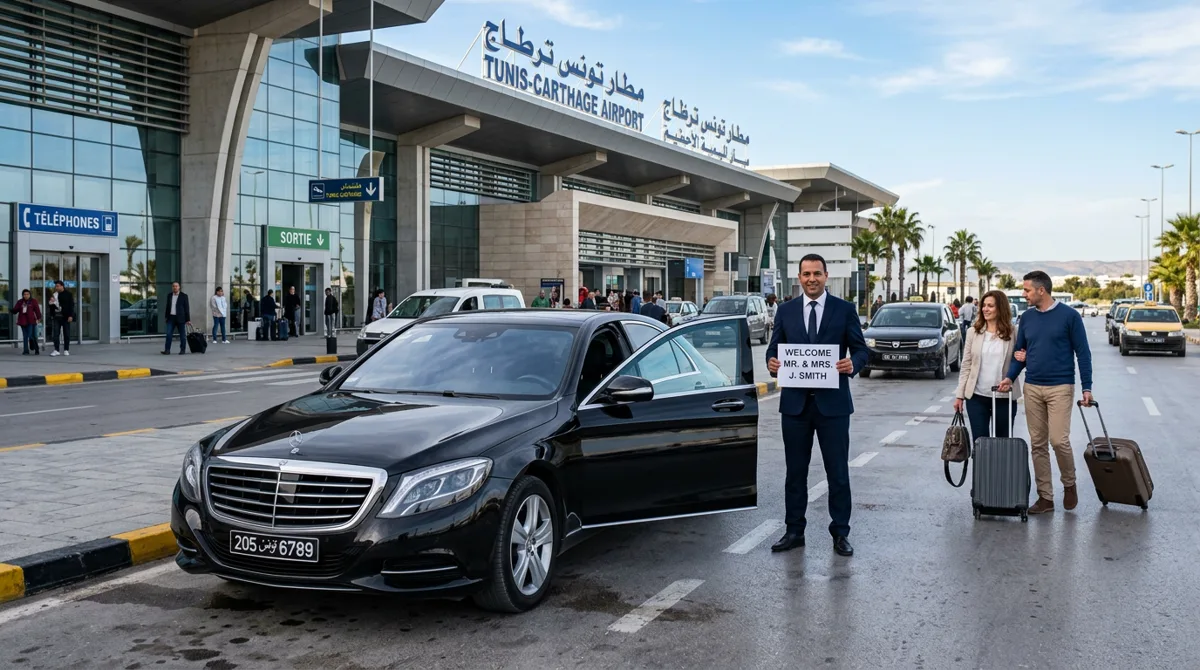 Driver and private airport transfer in Tunisia